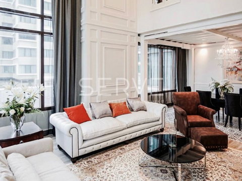 Duplex 3 Beds 3 Baths with Bathtub Super Nice Room Good Location BTS Phrom Phong 800 m. / For Sale-The Emporio Place