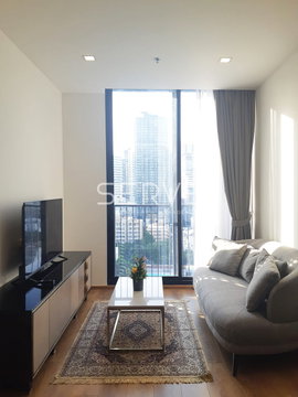 2 Beds 2 Baths with Bathtub High Fl. 10+ Good Location Close to BTS Phrom Phong 500 m. / Rent&Sale-Noble BE33