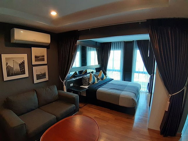 รูป ห้องสวยมากที่!! PARC EXO Plus เกษตร-นวมินทร์ ส่ววนกลางฟรี เฟอร์ครบ พร้อมเข้าอยู่!! - รูปที่ 3/7