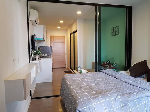 ให้เช่า Pause Sukhumvit 103 BTS อุดมสุข 500 เมตร ⭐แต่งสวย ของครบ มีเครื่องซักผ้า @8,500