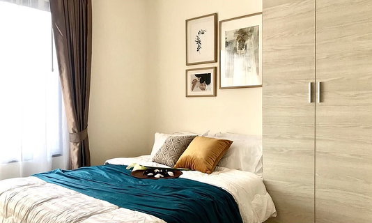 รูปภาพ ให้เช่า The Cabana Condo ห้องใหญ่กั้นครัว ชั้น 8 พร้อม เครื่องซักผ้าฝาหน้า 