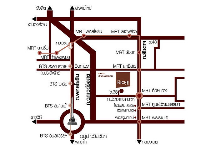 รูป ห้องมันกว้างใหญ่มาก คอนโดใกล้รถไฟฟ้า เพียง5นาที.รัชดา-ห้วยขวาง  - รูปที่ 12/23