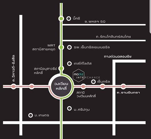 รูป ให้เช่าคอนโด MODIZ interchage     📲📢สอบถาม  ld line  @condoboy - รูปที่ 7/7