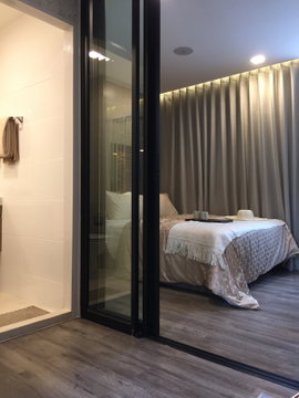 ห้องสวยและถูกมากๆๆ condoบราวน์ห้วยขวางMRT 2 minutes 098-5123285