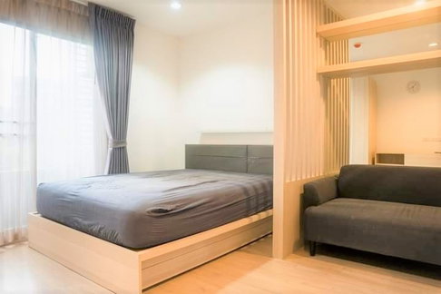 Studio condo for sale, Elio Del Ray, price 1.75 minus, size 24 sq m, Building E, 4th floor, swimming pool view, BTS Udomsuk Station