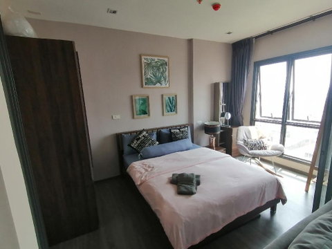 Condo for Rent The Rich Sathorn – Taksin, Good view, near BTS, Fully Furnished, Line ID: @ppagent