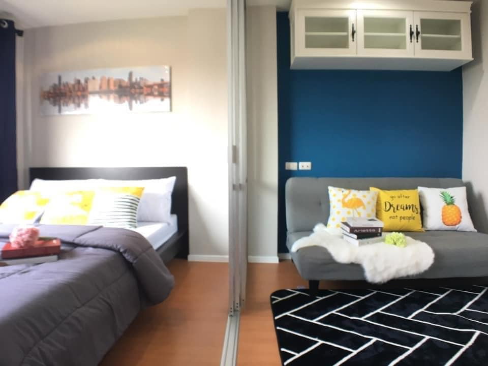 รูป P ให้เช่า ลุมพินี คอนโดทาวน์ รามอินทรา-ลาดปลาเค้า เฟส2 มีเฟอร์นิเจอร์+เครื่องใช้ไฟฟ้าครบ - รูปที่ 2/9
