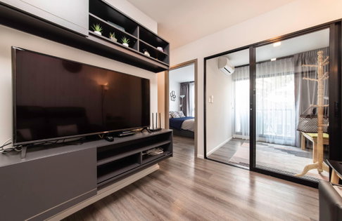M1235 Condo for rent Notting Hill Jatujak Interchange Phaholyothin 18, beautiful room, fully furnished, with a washing machine, special price