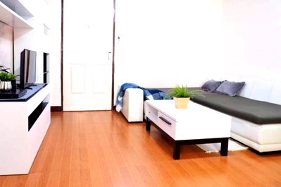 คอนโดให้เช่า : ให้เช่า Happy condo รัชดา 18 ใกล้ MRTสุทธิสาร ห้องสวย เฟอร์ครบพร้อมอยู่ Line ID: @ppagent