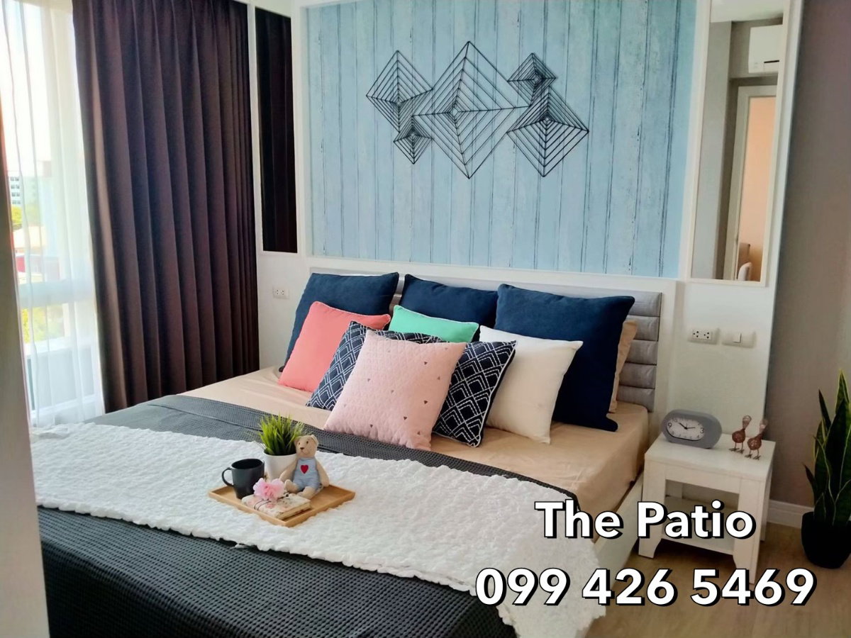 ห้องใหม่ !! ปล่อยเช่า คอนโดวิวทะเล บางแสน The ฺPatio Bangsaen ( 099-4265469 )