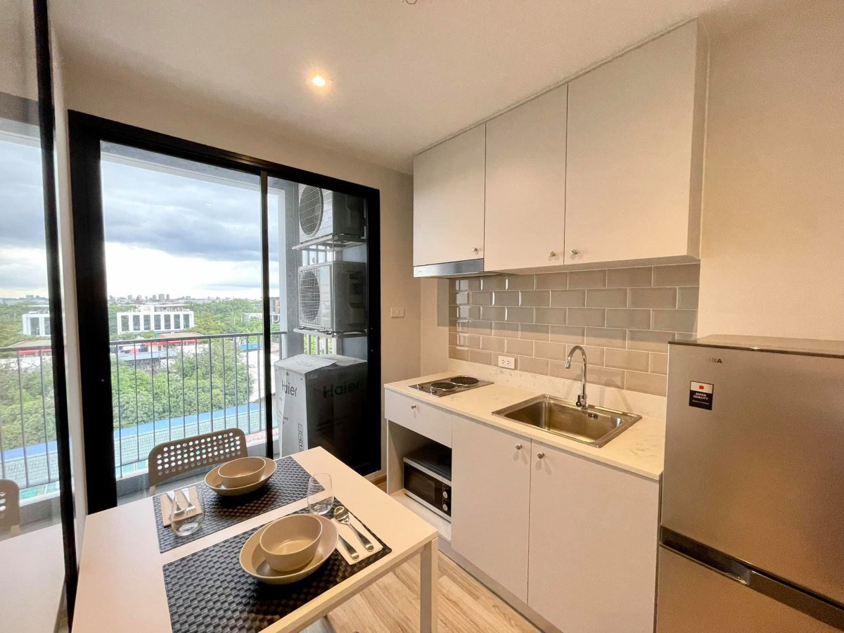รูป ให้เช่า NEWERA CONDO EKAMAI - RAMINTRA ห้องสวย เฟอร์ครบพร้อมอยู่ Line ID: @ppagent - รูปที่ 6/6