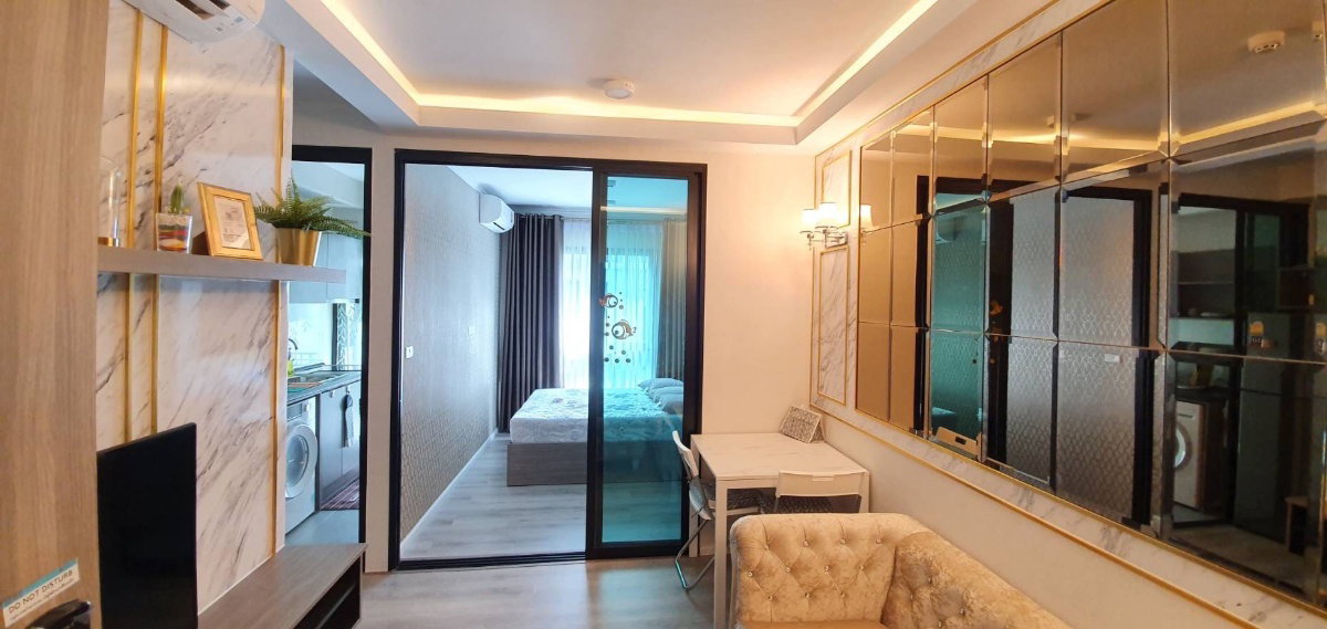 รูป 🥇วิวสวน / ห้องสวยมากๆ / มี เครื่องซักผ้า ของครบ พร้อมอยู่🥇 • ให้เช่า Notting Hill Sukhumvit 105 BTS แบริ่ง 400m - รูปที่ 5/20