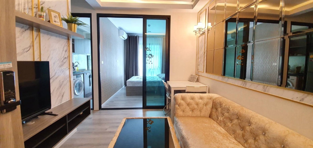 รูป 🥇วิวสวน / ห้องสวยมากๆ / มี เครื่องซักผ้า ของครบ พร้อมอยู่🥇 • ให้เช่า Notting Hill Sukhumvit 105 BTS แบริ่ง 400m - รูปที่ 2/20
