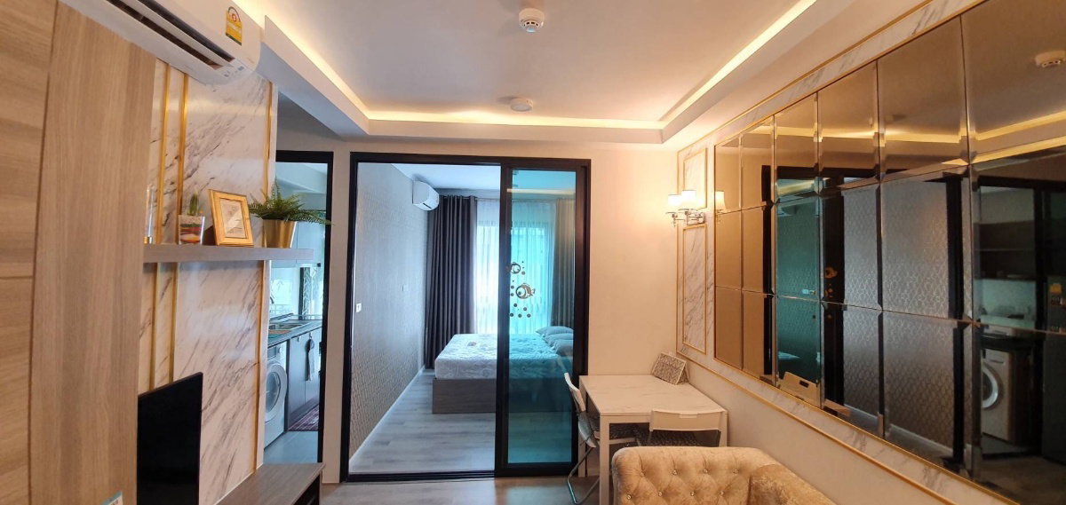 รูป 🥇วิวสวน / ห้องสวยมากๆ / มี เครื่องซักผ้า ของครบ พร้อมอยู่🥇 • ให้เช่า Notting Hill Sukhumvit 105 BTS แบริ่ง 400m - รูปที่ 3/20