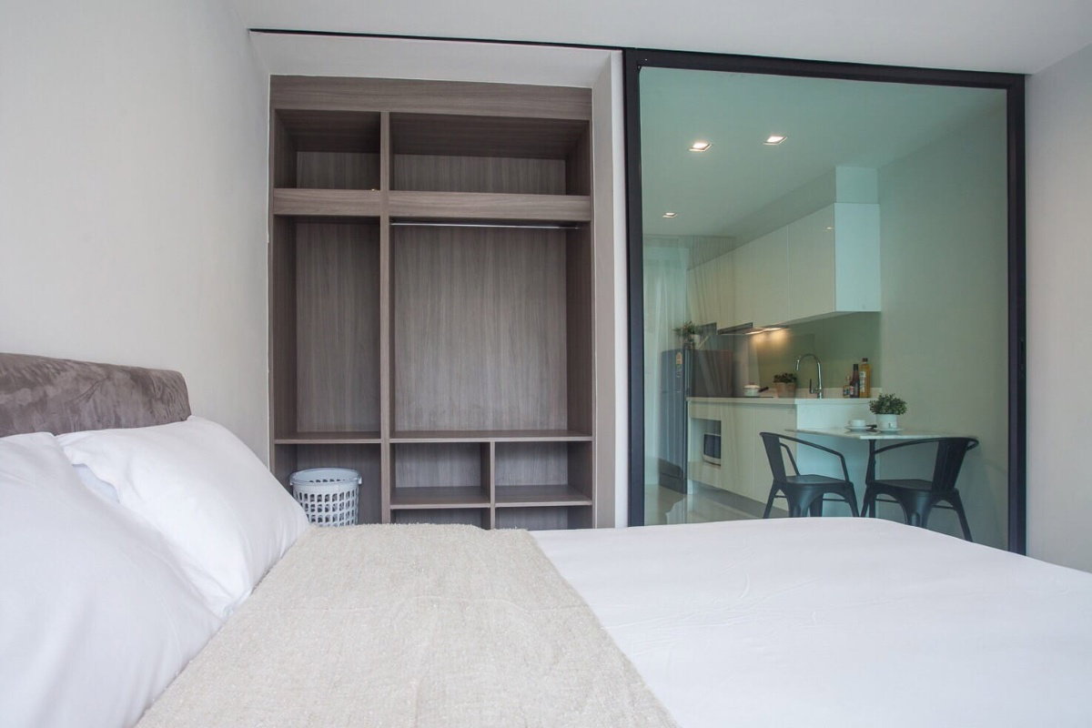 รูป de amber condo บางเสร่ นาจอมเทียน ห้องสวย ใกล้ทะเลเพียง 60.ม. - รูปที่ 3/9