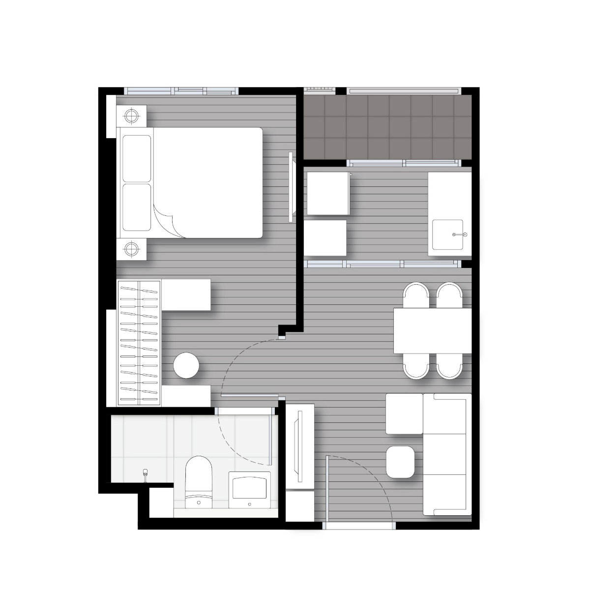 รูปภาพ1 Bedroom TYPE A