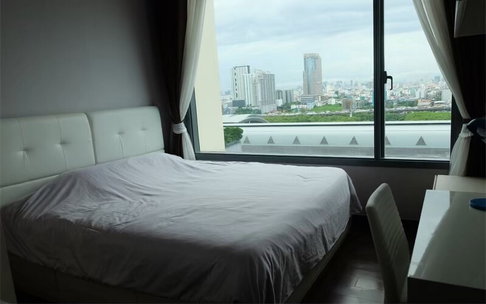 P-114908 — ขายคอนโดพร้อมผู้เช่า (30k/ด.) ติด MRT เพชรบุรี เพียง 98 ม. - Q Asoke 2 นอน ราคา 9.15 ล้านบาท โทร 085-592-2897 Line: @easythaihome