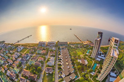 รูป คอนโด 🌅  🌅  🌅  คาซาลูน่า พาราดิโซ คอนโด บางแสน 94ตรม. 2ห้องนอนอาคารA วิวทะเล มีเครื่องซักผ้า อ่างอาบน้ำ 3 และ8🌅  🌅  🌅   - รูปที่ 32/42