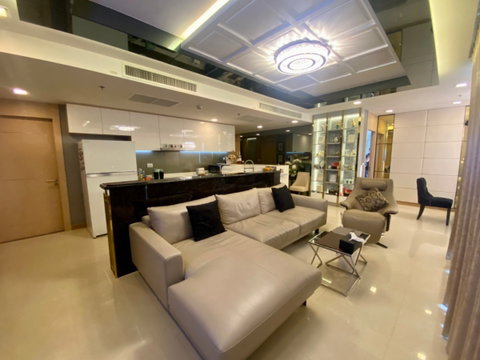 For sale The Palm wongamat beach front 144 Sq.m direct sunset (S03-0866)