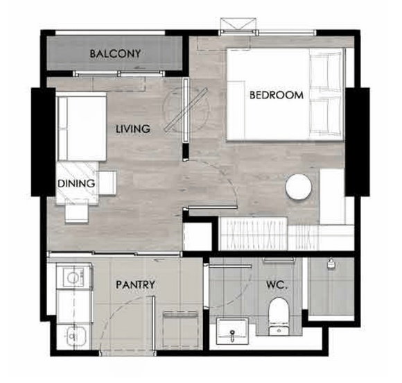 รูปภาพ1 Bedroom TYPE A