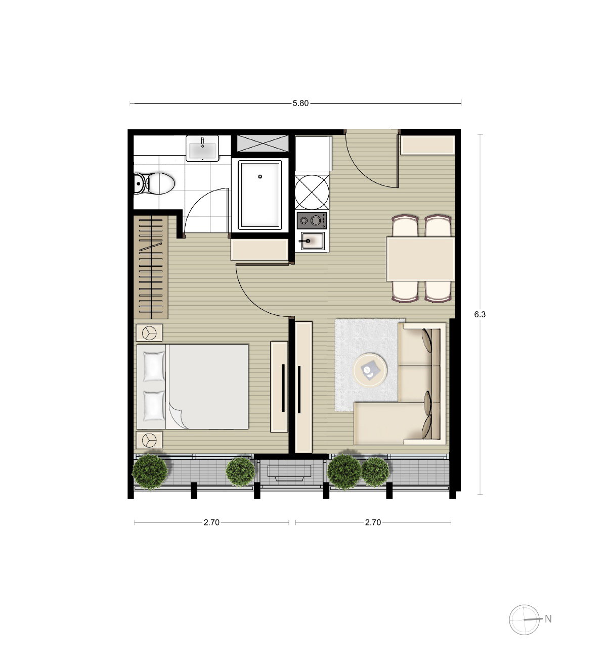 รูปภาพ1 Bedroom