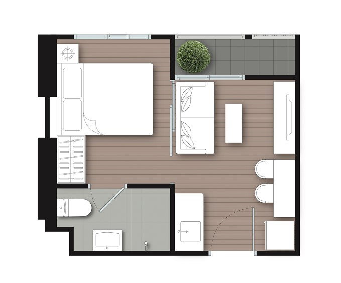 รูปภาพ1 Bedroom TYPE S