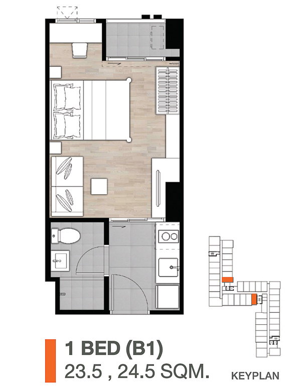 รูปภาพ1 Bedroom B1