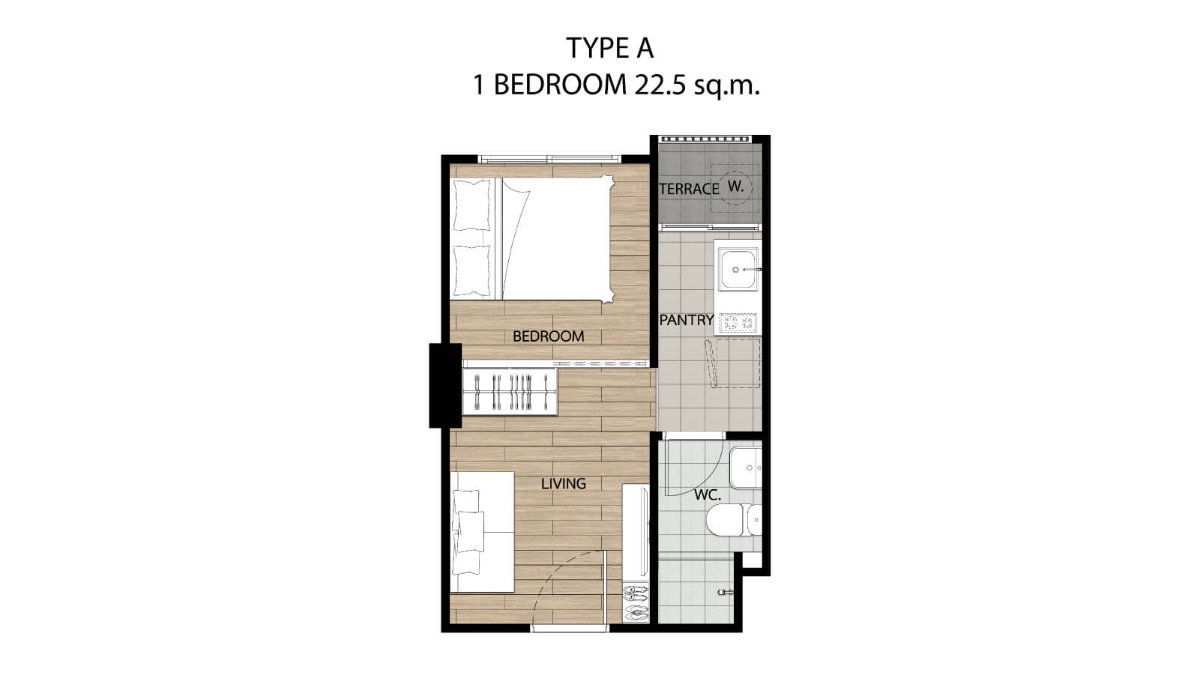 รูปภาพ1 Bedroom TYPE A