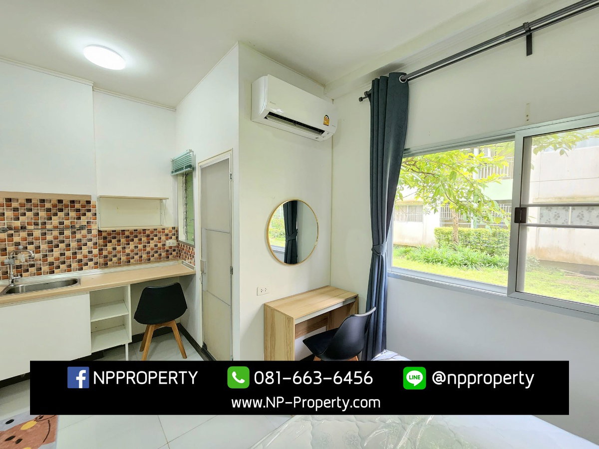รูป ให้เช่าห้องสวยชั้น 1 ลมเย็น พื้นกระเบื้อง ใกล้อาคารจอดรถ - รูปที่ 3/13