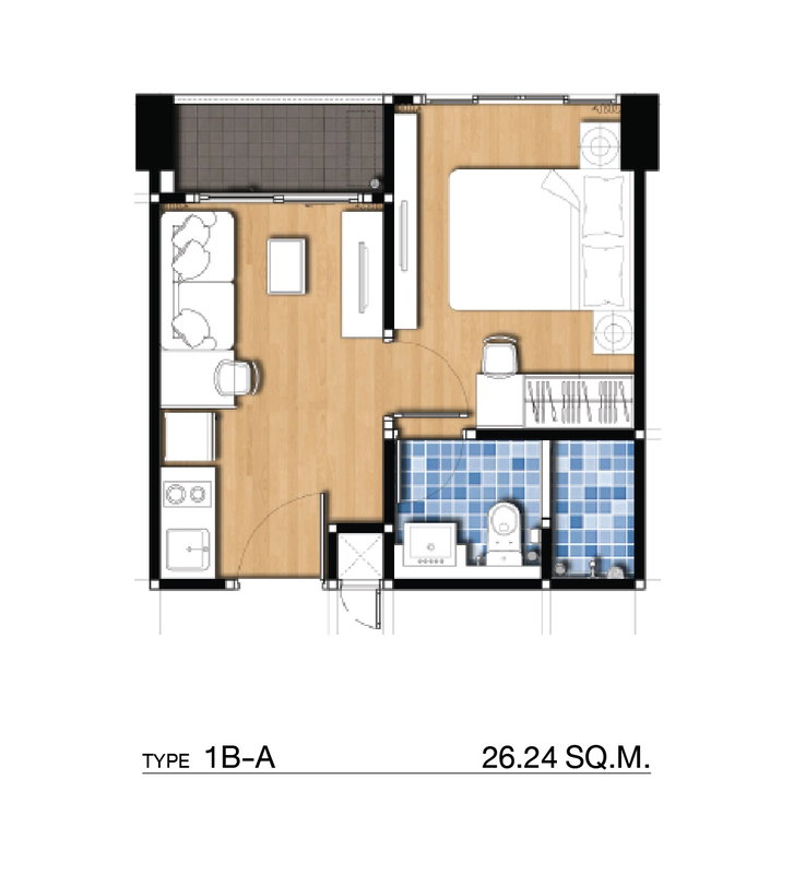 Type 1B-A floor plan