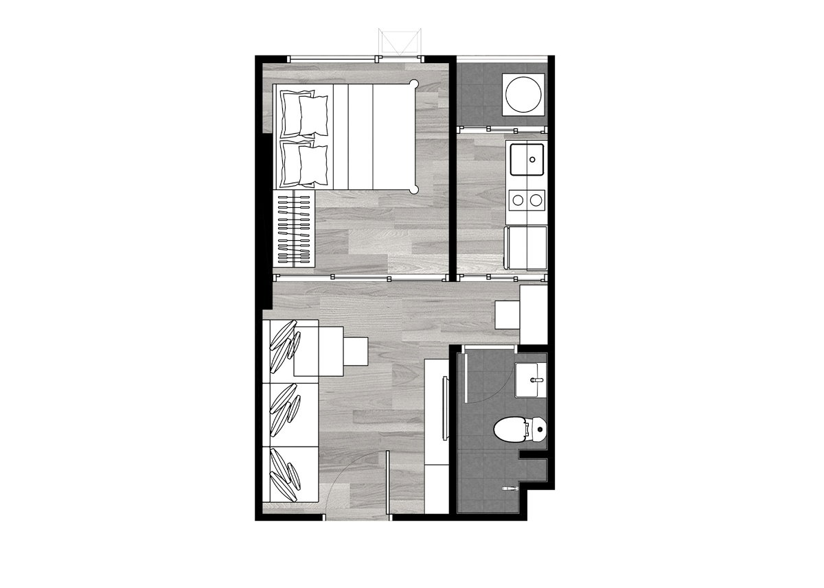 รูปภาพ1 Bedroom (Smart Closet) 