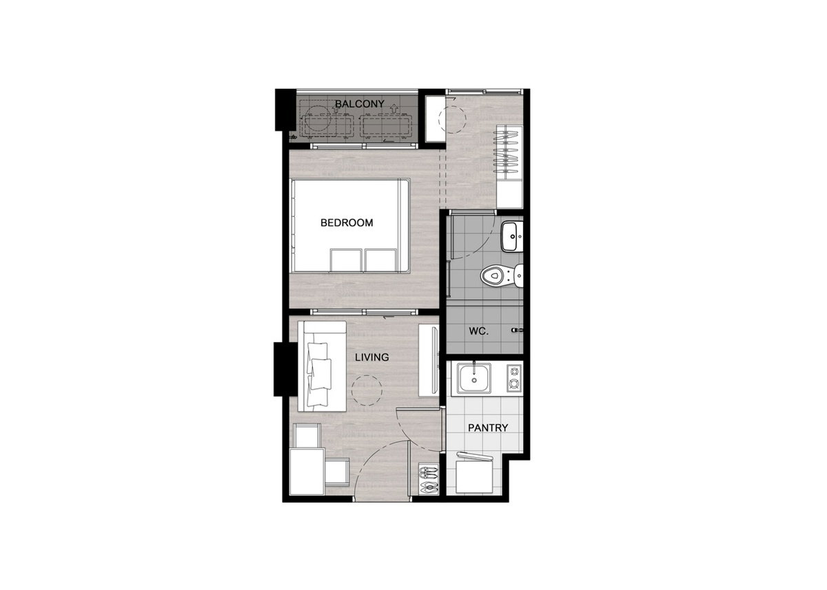 รูปภาพ1 Bedroom TYPE A