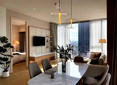 คอนโดให้เช่า : ว่างพร้อมอยู่! The Strand Thonglor. 2นอน 91ตร.ม. Line id: @pfagent