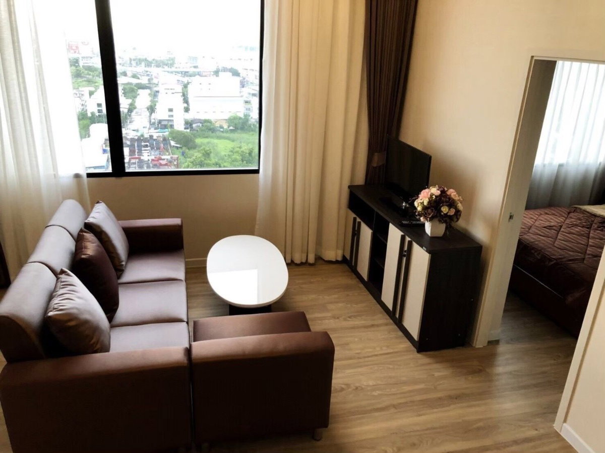 M1277 คอนโดให้เช่า Blossom condo แฟชั่น 2 นอน ห้องสวย เฟอร์ครบ มีเครื่องซักผ้า ราคาพิเศษ