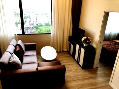 คอนโดให้เช่า : M1277 คอนโดให้เช่า Blossom condo แฟชั่น 2 นอน ห้องสวย เฟอร์ครบ มีเครื่องซักผ้า ราคาพิเศษ