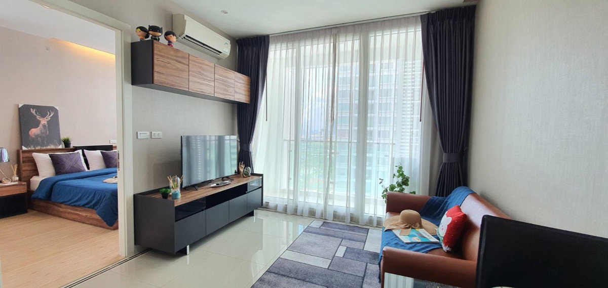 รูป T1358 คอนโดให้เช่า TC Green Rama 9 (ทีซี กรีน พระราม 9) ห้องสวย เฟอร์ครบ ราคาพิเศษ - รูปที่ 3/18