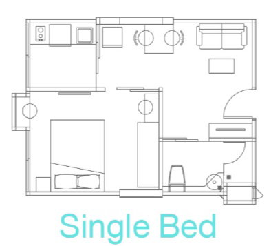 รูปภาพSingle Bed