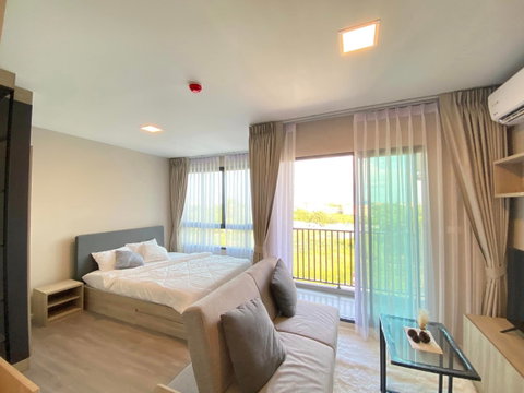 📌 💥 คอนโดใกล้ ม.ธรรมศาสตร์ ⚡️ ให้เช่า  D condo Hideaway Rangsit ห้องมือหนึ่ง พร้อมเข้าอยู่ 📲✨ ไลน์ @lvcondo (มี @ นำหน้า)  