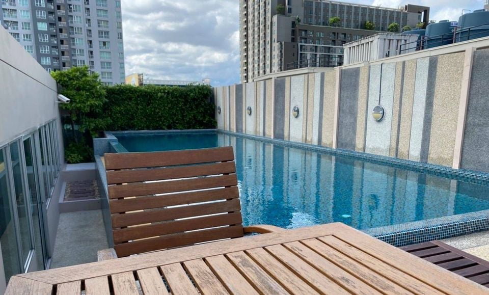 picture Sell 2.55 m The Tempo Ratchada, 200 meters from MRT, 1Bedroom has a function to convert rooms from Bedroom >> Studio. - 19/20