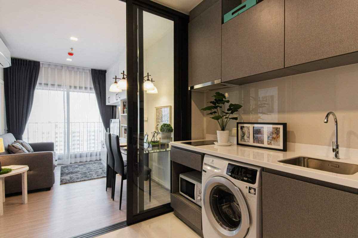 รูป ด่วน ให้เช่าคอนโด Life asoke hyde ห้องสวย พร้อมเฟอร์และเครื่องใช้ไฟฟ้า - รูปที่ 7/9
