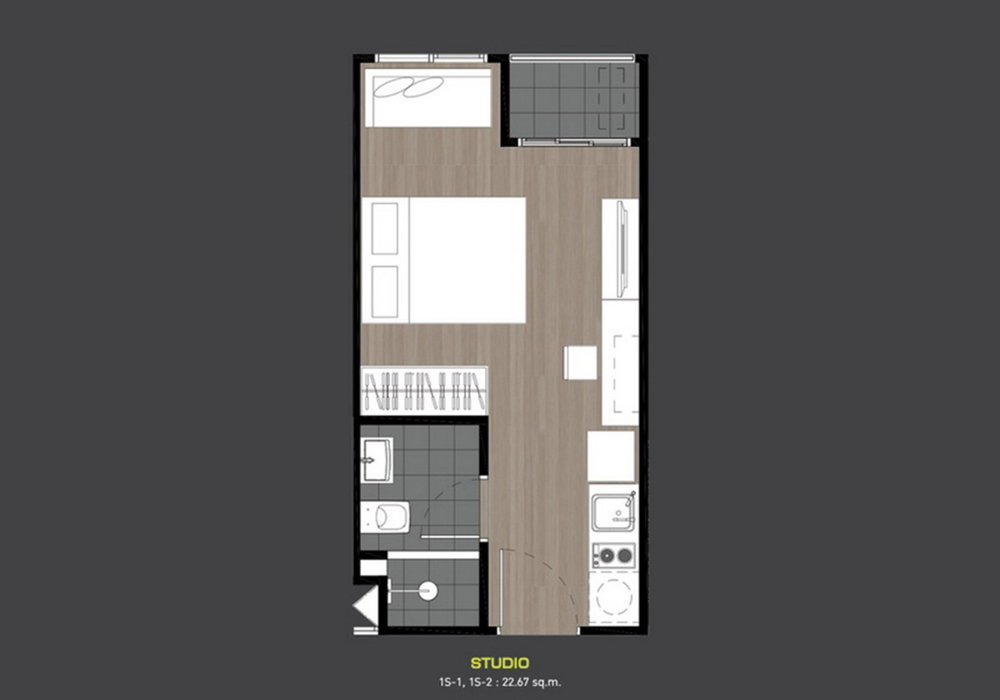Studio floor plan