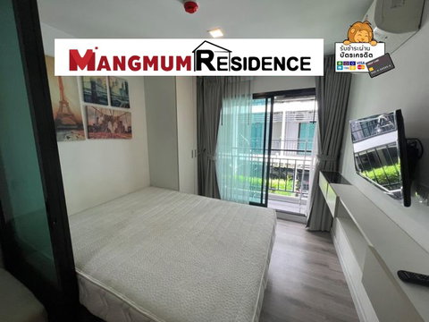 For rent, Pause Sukhumvit 115, beautiful room, fully furnished, cheapest, convenient transportation, 5 minutes to BTS Pu Chao stairs.