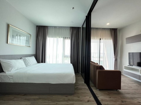 For rent condo !! knights bridge the ocean sriracha , sea view , 35 Sqm. and beautiful price 10,000 baht.