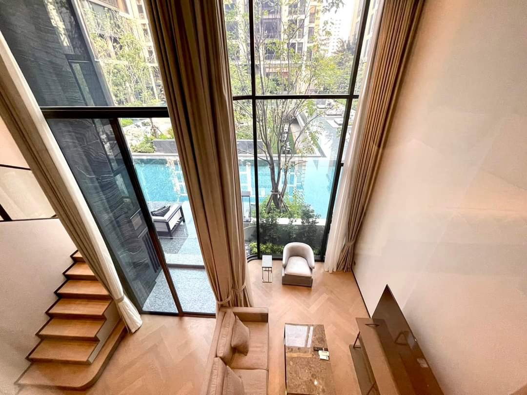 รูป 💥ให้เช่าคอนโดหรูฟีลโรงแรมห้องDuplex Access Pool เดอะรีเซิร์ฟ ไฮดฺอเวย์ ทองหล่อ 3นอน สไตล์คลาสสิค ลักซัวรี่  - รูปที่ 3/7