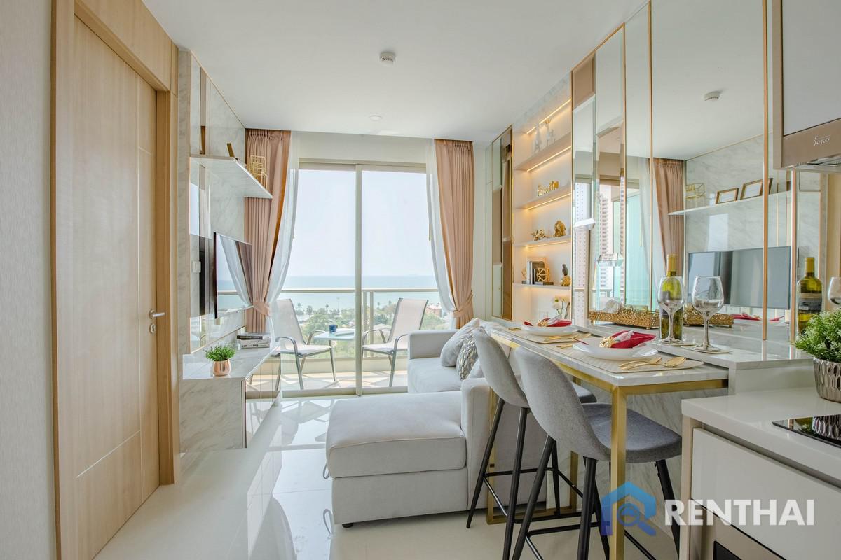 รูป ✨คอนโด 1 ห้องนอน ตกแต่งใหม่ ห้องสวย วิวทะเล ใกล้หาดจอมเทียน ✨ - รูปที่ 3/25