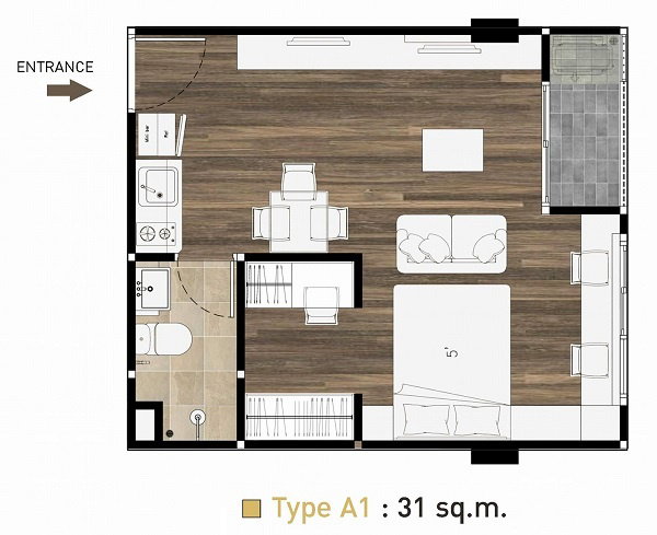 TYPE A floor plan