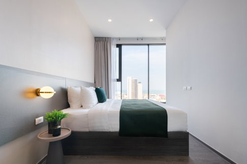 ✅รับสัญญาระยะสั้น ให้เช่าคอนโด แฮมป์ตัน ศรีราชา 2 Bedroom 𝙁𝙍𝙀𝙀 𝙒𝙞𝙛𝙞  ห้องสวย แต่งครบ ✅ 