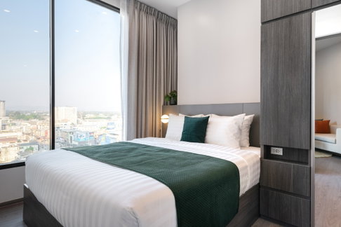 ✅แฮมป์ตัน ศรีราชา One Bedroom 30 ตร.ม. ห้องสวย แต่งครบ Free Wi-Fi✅(รับสัญญาขั้นต่ำ 1 เดือน)
