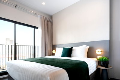 คอนโดให้เช่า : ✅รับสัญญาระยะสั้น 𝐅𝐫𝐞𝐞 𝐰𝐢𝐟𝐢 ᯤ แฮมป์ตัน ศรีราชา Two Bedroom ห้องสวย แต่งครบ ✅ 