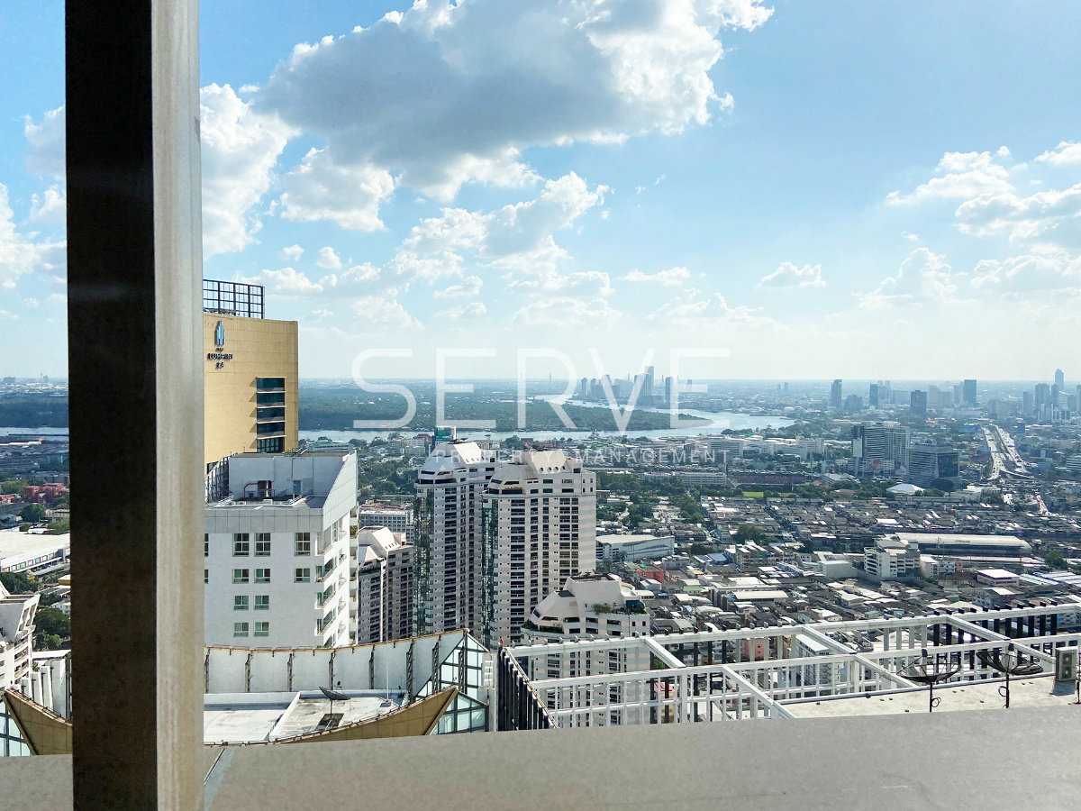 🔥Speacial Deal 9.85 MB🔥-2 Bed with Bathtub 53.29 sq.m on Super High Fl. 45+ with River View BTS Phrom Phong at Park 24 Condo / For Sale